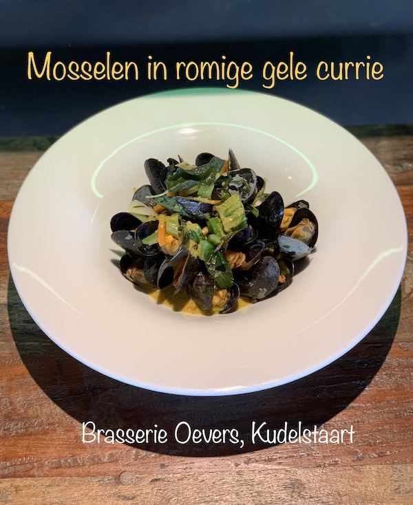 Mosselen · romige gele currie
